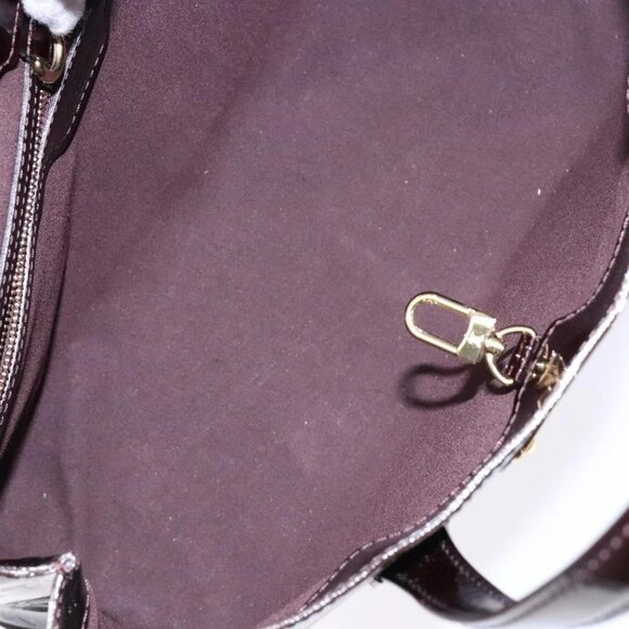 LOUIS VUITTON Monogram Vernis Wilshire PM Hand Bag Amarante M93641 Auth yk19019 - Picture 14 of 16